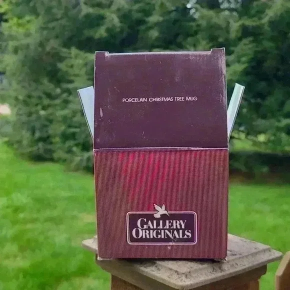 Vintage Avon Galley original Christmas tree mugs 80s coffee mug tea cup - Picture 4 of 17